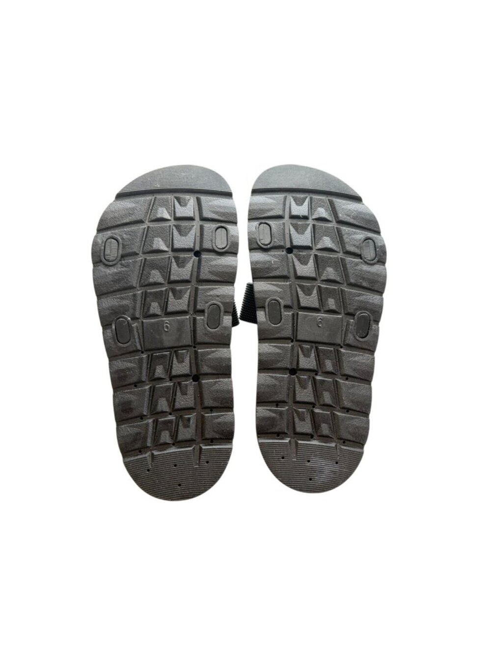 MIA Slide Sandals Women's Size 6 H-Cut Double Band Textured Comfort Slides Black - Picture 2 of 7